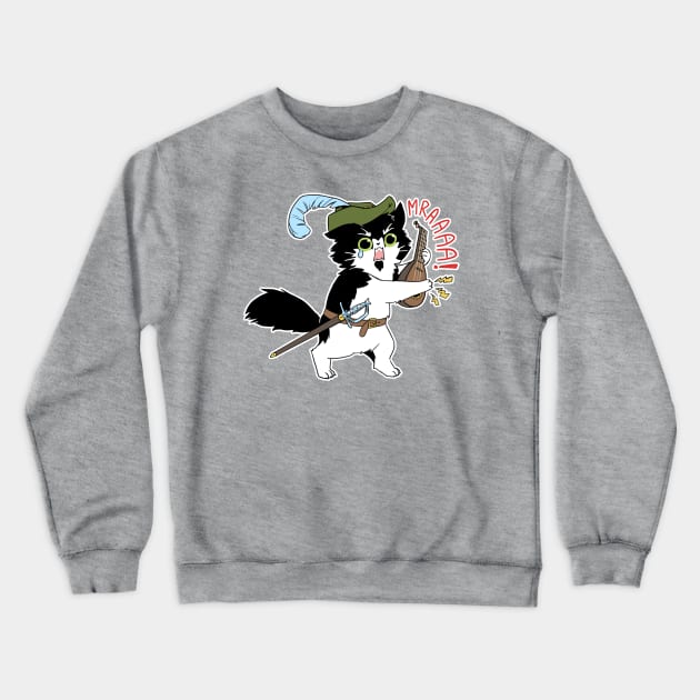 Batty the Bard Crewneck Sweatshirt by Merdet